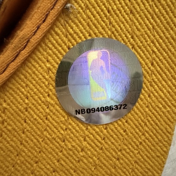 Los Angeles Lakers Adidas Fitted Hat Size 7 3/4 7.25 AOP Paisley All Over Print - Picture 6 of 16